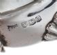 SILVER SAUCE BOAT WITH SCROLL HANDLE at Ross's Online Art Auctions