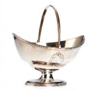 SILVER OVAL BOAT SUGAR BOWL at Ross's Online Art Auctions