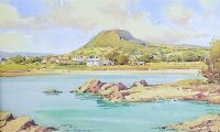 AT CUSHENDALL by Samuel McLarnon UWS at Ross's Online Art Auctions