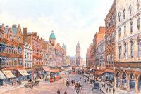 HIGH STREET, BELFAST by Colin Gibson at Ross's Online Art Auctions