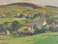 MCCULLAM'S FARM, CUSHENDUN, COUNTY ANTRIM by Maurice Canning Wilks ARHA RUA at Ross's Online Art Auctions