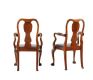 PAIR OF ANTIQUE WALNUT ARMCHAIRS at Ross's Online Art Auctions