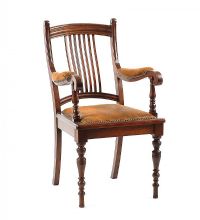 ANTIQUE MAHOGANY DESK CHAIR at Ross's Online Art Auctions