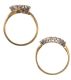 PAIR OF 18CT GOLD AND DIAMOND FITTED RINGS at Ross's Online Art Auctions