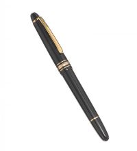 MONTBLANC RESIN AND GOLD-TONE METAL FOUNTAIN PEN at Ross's Online Art Auctions