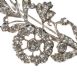 EDWARDIAN SILVER-TONE METAL AND PASTE FLORAL BROOCH at Ross's Online Art Auctions
