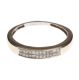 18CT WHITE GOLD AND DIAMOND BAND at Ross's Online Art Auctions
