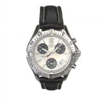 BREITLING 'CHRONOGRAPH COLT' UNISEX STAINLESS STEEL WRIST WATCH at Ross's Online Art Auctions