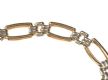 9CT GOLD FANCY LINK BRACELET WITH ENGRAVED HEART-SHAPED CLASP at Ross's Online Art Auctions