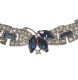 TRIFARI SILVER-TONE METAL AND CRYSTAL NECKLACE at Ross's Online Art Auctions