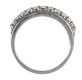 18CT WHITE GOLD AND DIAMOND HALF-ETERNITY RING at Ross's Online Art Auctions