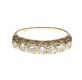 18CT GOLD SEVEN STONE DIAMOND RING at Ross's Online Art Auctions