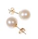 9CT GOLD AND CULTURED PEARL EARRINGS at Ross's Online Art Auctions