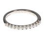 PLATINUM AND DIAMOND HALF-ETERNITY BAND at Ross's Online Art Auctions
