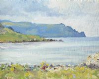 GARRON POINT, COUNTY ANTRIM by Ivan Beggs at Ross's Online Art Auctions