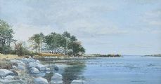 STRANGFORD LOUGH by Martin D. Cooke at Ross's Online Art Auctions