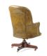 LEATHER BUTTON BACK SWIVEL CHAIR at Ross's Online Art Auctions