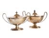 PAIR OF GEORGIAN SILVER SAUCE TUREENS at Ross's Online Art Auctions