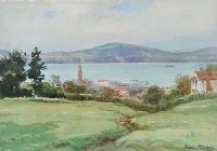 VIEW OF HOLYWOOD, COUNTY DOWN by Frank McKelvey RHA RUA at Ross's Online Art Auctions