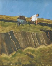 TURF CUTTER by James Macintyre RUA at Ross's Online Art Auctions