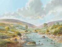 RIVER CONNEMARA by Robert B. Higgins at Ross's Online Art Auctions