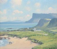 FAIRHEAD, BALLYCASTLE by William Henry Burns at Ross's Online Art Auctions