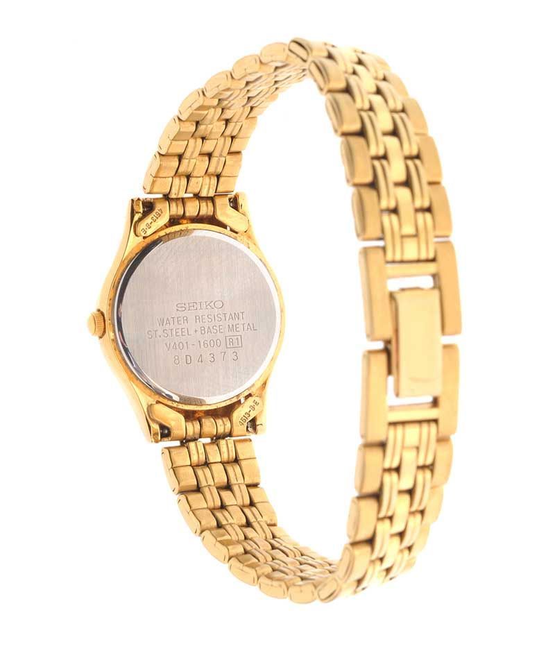 SEIKO GOLD-PLATED STAINLESS STEEL LADY'S WRIST WATCH