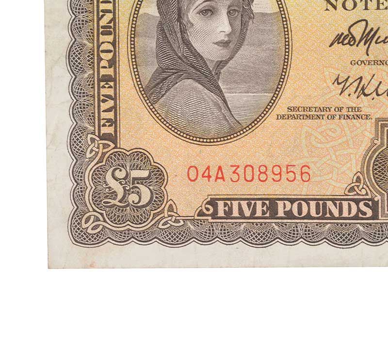 LADY LAVERY FIVE POUND NOTE at Ross's Online Art Auctions