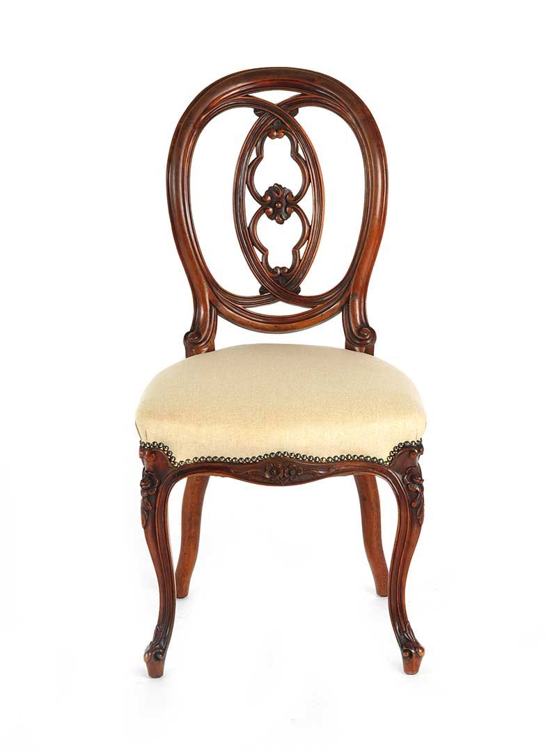 VICTORIAN MAHOGANY OCCASIONAL CHAIR at Ross's Online Art Auctions