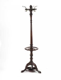 ANTIQUE MAHOGANY COAT STAND at Ross's Online Art Auctions