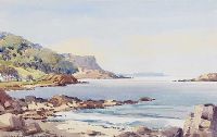 ON THE ANTRIM COAST by Samuel McLarnon UWS at Ross's Online Art Auctions