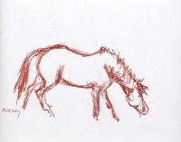 STUDY OF A HORSE by Brian Merry at Ross's Online Art Auctions