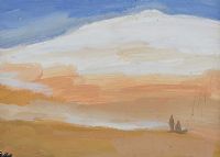 SAINT FRANCIS, GREAT DESERT by Markey Robinson at Ross's Online Art Auctions