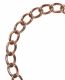 9CT ROSE GOLD CURB LINK BRACELET AND HINGE CLASP at Ross's Online Art Auctions