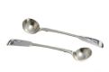 PAIR OF SILVER SALT SPOONS at Ross's Online Art Auctions