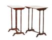 PAIR OF ANTIQUE MAHOGANY OCCASIONAL TABLES at Ross's Online Art Auctions