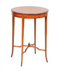 SATINWOOD OCCASIONAL TABLE at Ross's Online Art Auctions