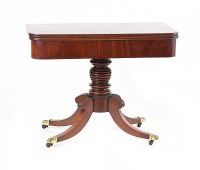 ANTIQUE TURN OVER LEAF TEA TABLE at Ross's Online Art Auctions