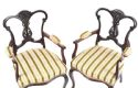PAIR OF EDWARDIAN ARMCHAIRS at Ross's Online Art Auctions