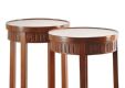PAIR OF MAHOGANY PLANTSTANDS at Ross's Online Art Auctions