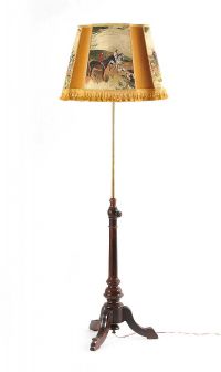 ANTIQUE STANDARD LAMP at Ross's Online Art Auctions
