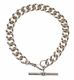 STERLING SILVER CURB-LINK CHAIN AND BRACELET at Ross's Online Art Auctions