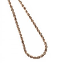 9CT GOLD ROPE-LINK CHAIN at Ross's Online Art Auctions