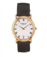 RAYMOND WEIL GENT'S WATCH LEATHER STRAP at Ross's Online Art Auctions