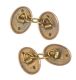 ROSE GOLD PLATED CUFFLINKS at Ross's Online Art Auctions