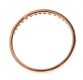 18CT ROSE-GOLD AND DIAMOND BAND at Ross's Online Art Auctions