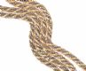 18CT WHITE AND YELLOW GOLD ROPE CHAIN at Ross's Online Art Auctions