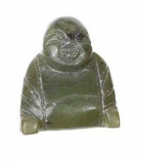 MINIATURE CARVED JADE BUDDHA at Ross's Online Art Auctions