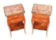 PAIR OF KINGWOOD TWO DRAWER BEDSIDE PEDESTALS at Ross's Online Art Auctions