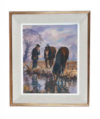 OIL PAINTING, SIGNED J. FITZPATRICK at Ross's Online Art Auctions